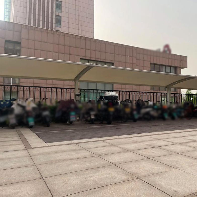 遵化县膜结构电动车棚