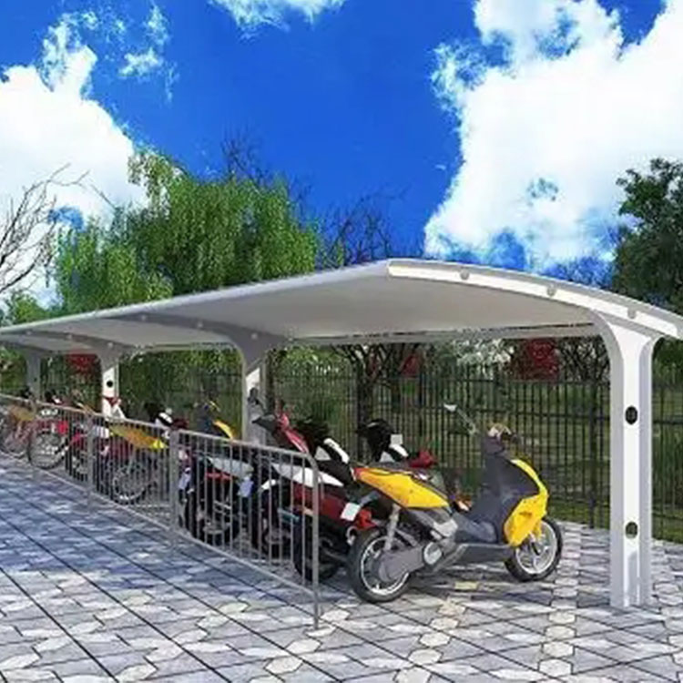 遵化县膜结构电动车棚